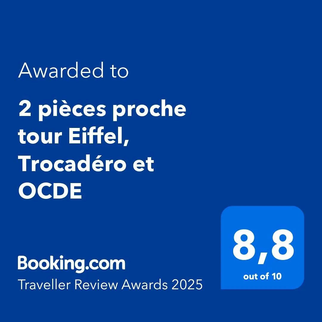 2 Pieces Proche Tour Eiffel, Trocadero Et Ocde Apartment Paris France